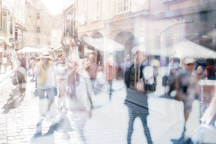 Belebte Innenstadt